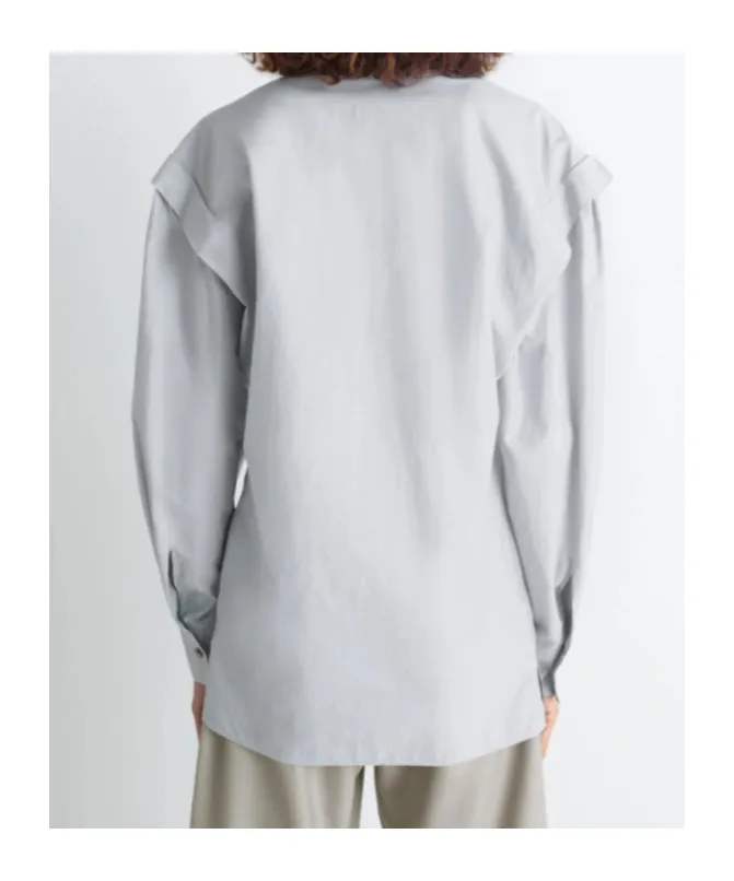 Ascot Self-Tie V-Neck Top