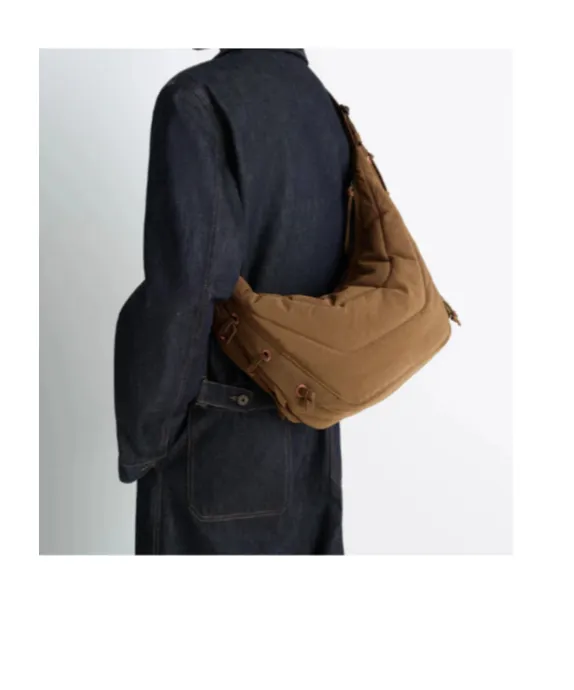Quilted Lace-Up Shoulder Bag