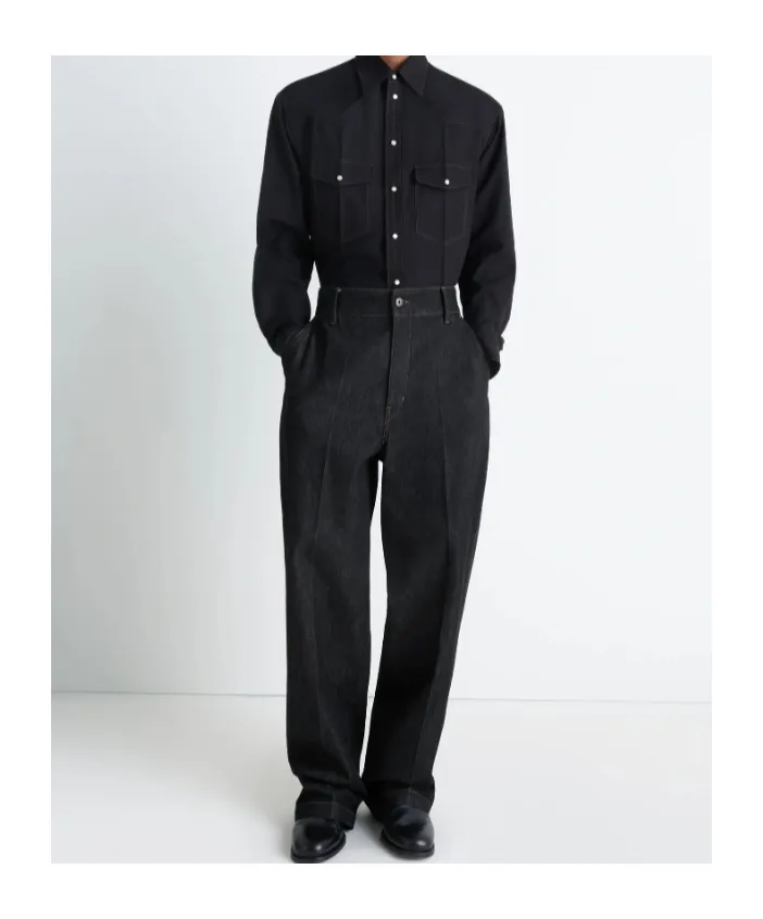 Patch-Pockets Trousers