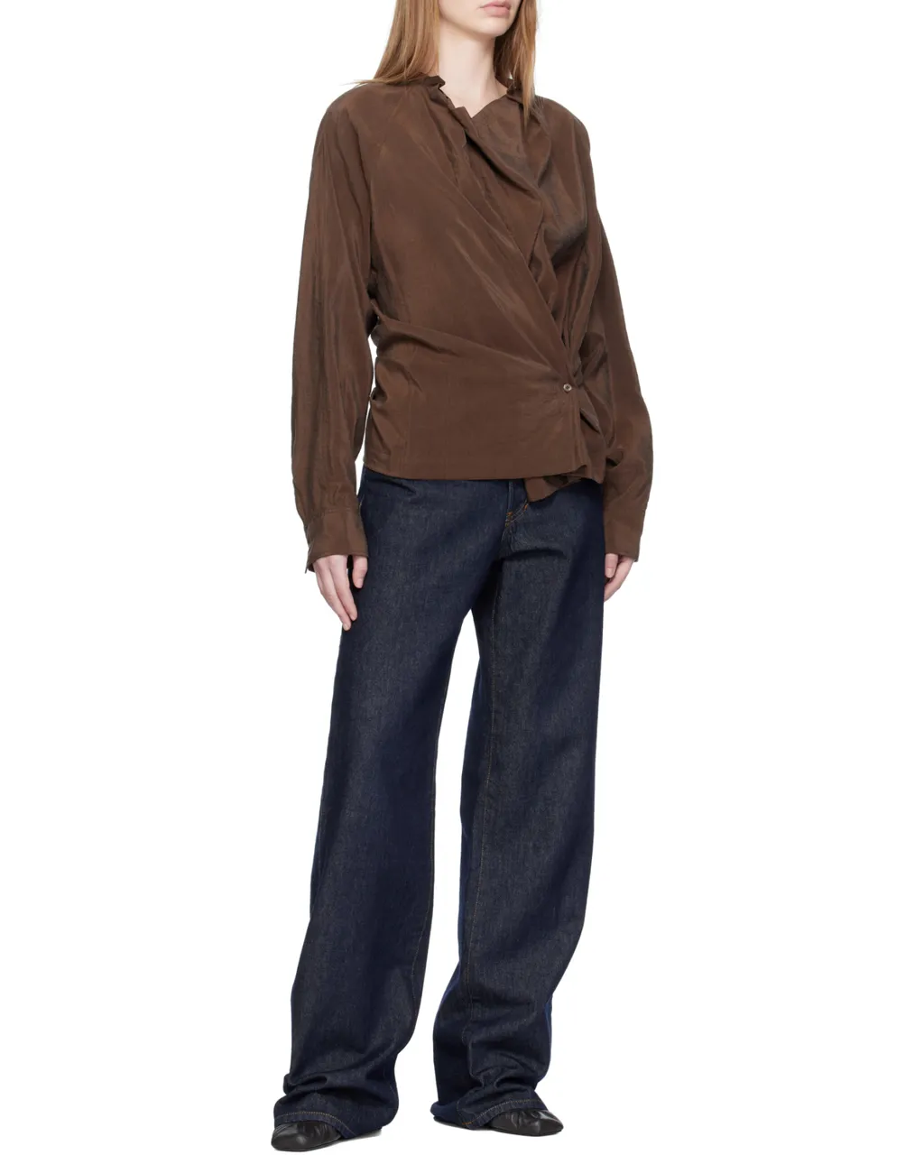 Twisted Pleat Blouse