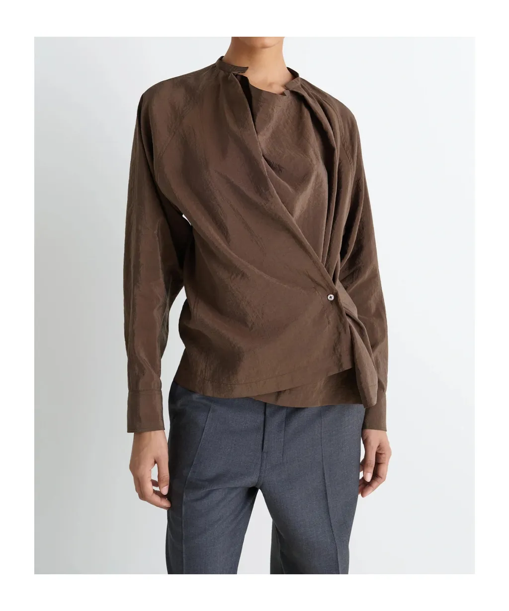 Twisted Pleat Blouse
