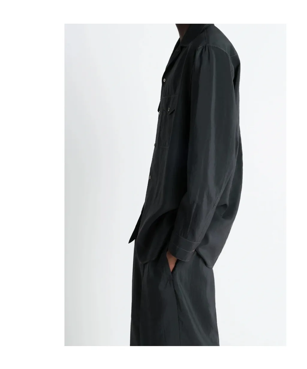 Convertible Collar Shirt