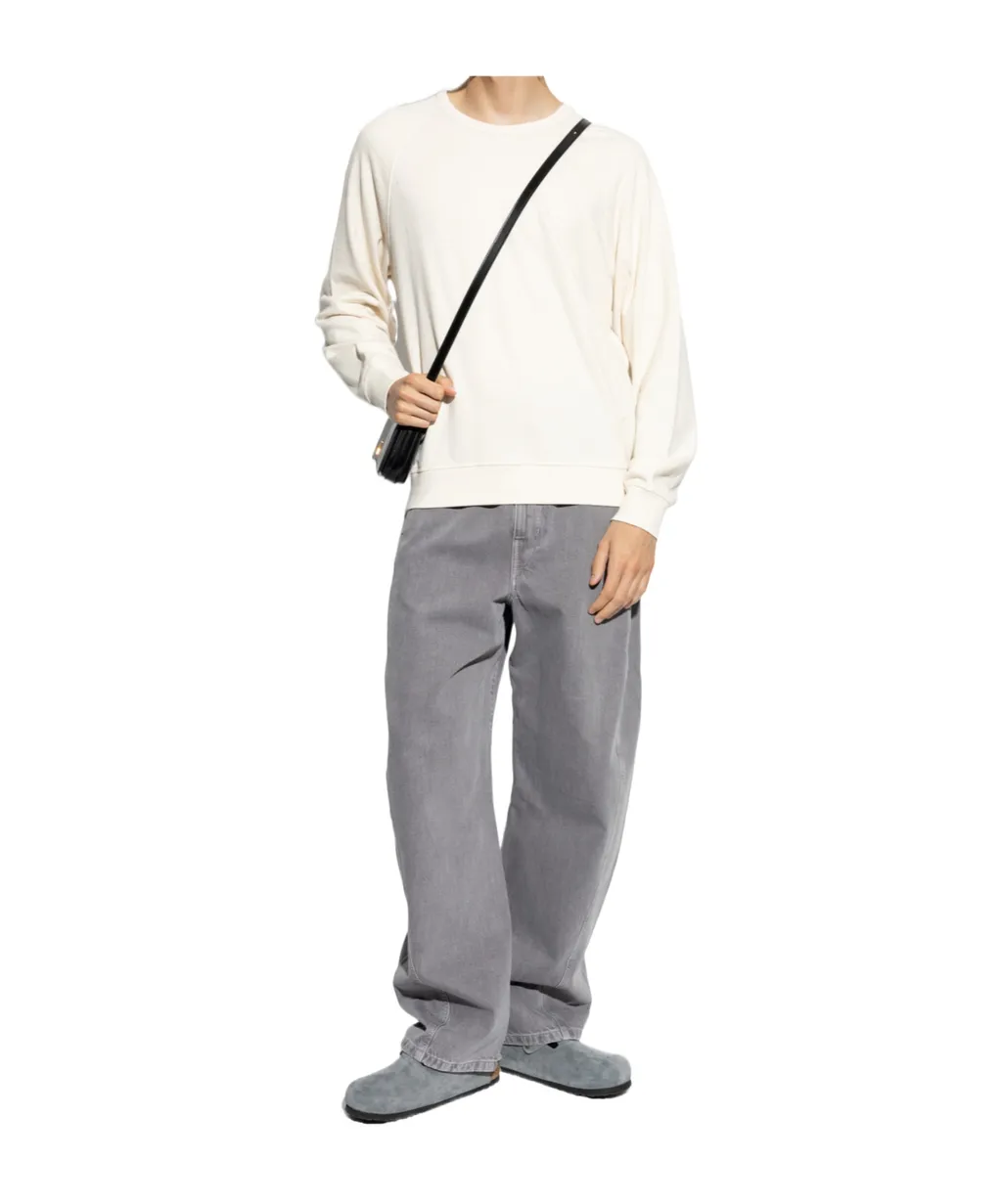 Raglan-Sleeve Crew-Neck Sweatshirt