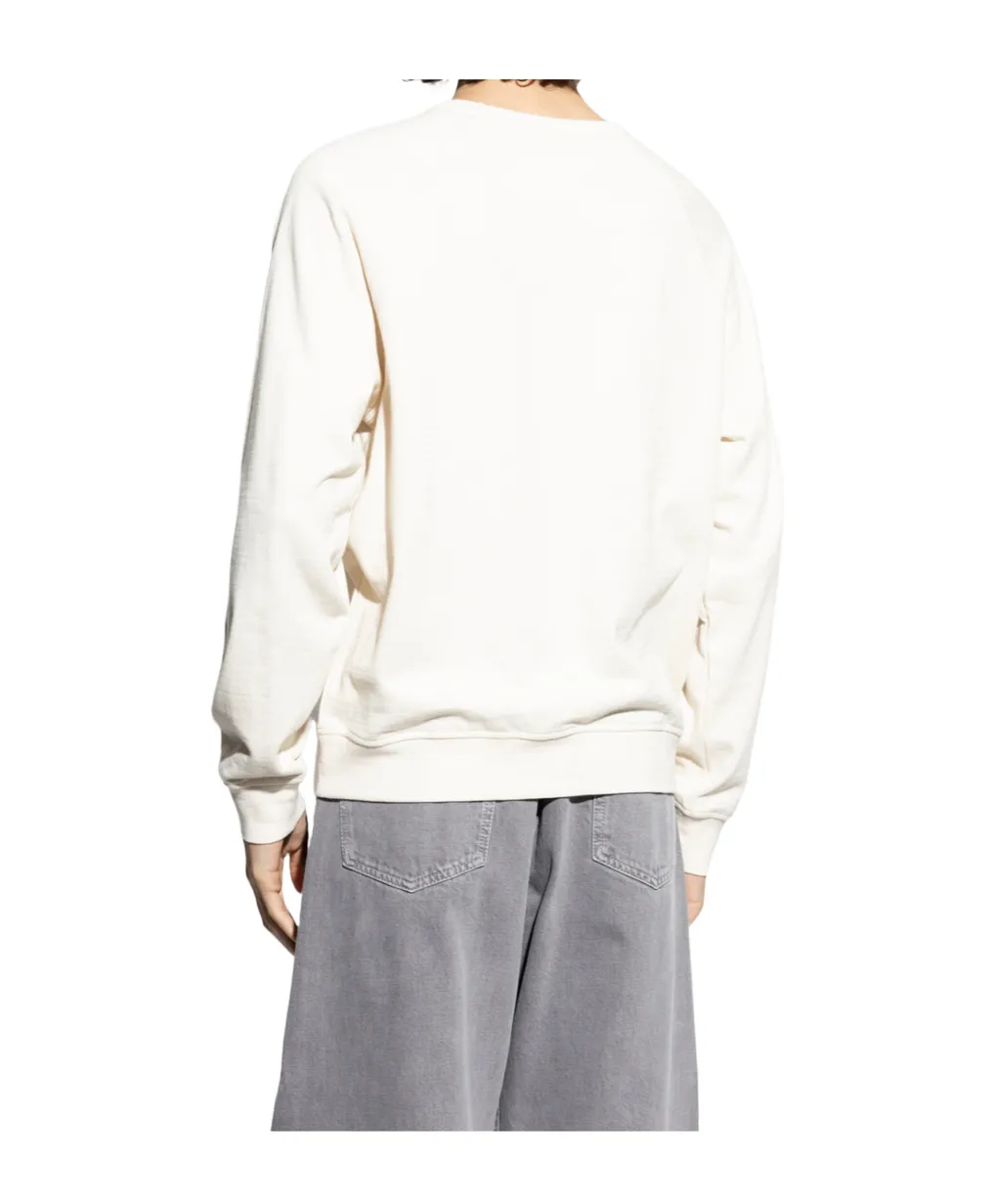 Raglan-Sleeve Crew-Neck Sweatshirt