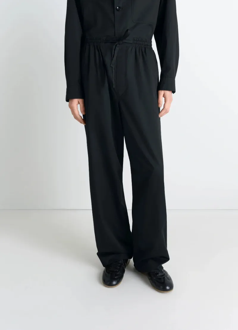 Straight-Leg Drawstring Pants