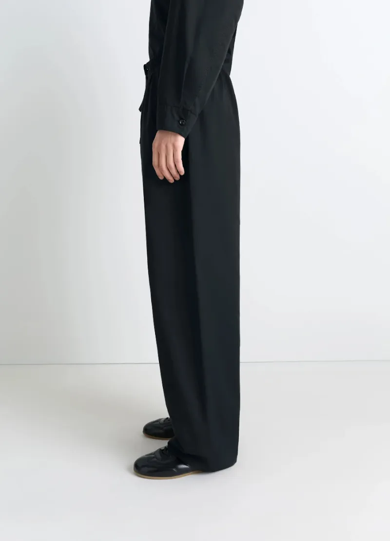 Straight-Leg Drawstring Pants
