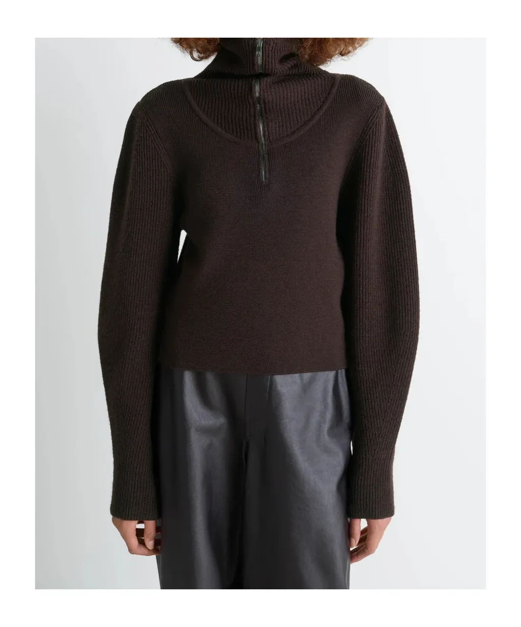 Zipped Sweater