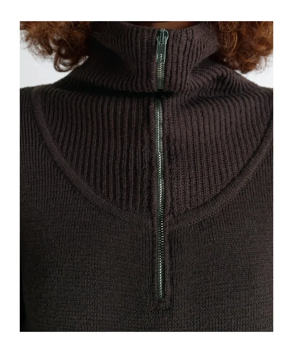 Zipped Sweater