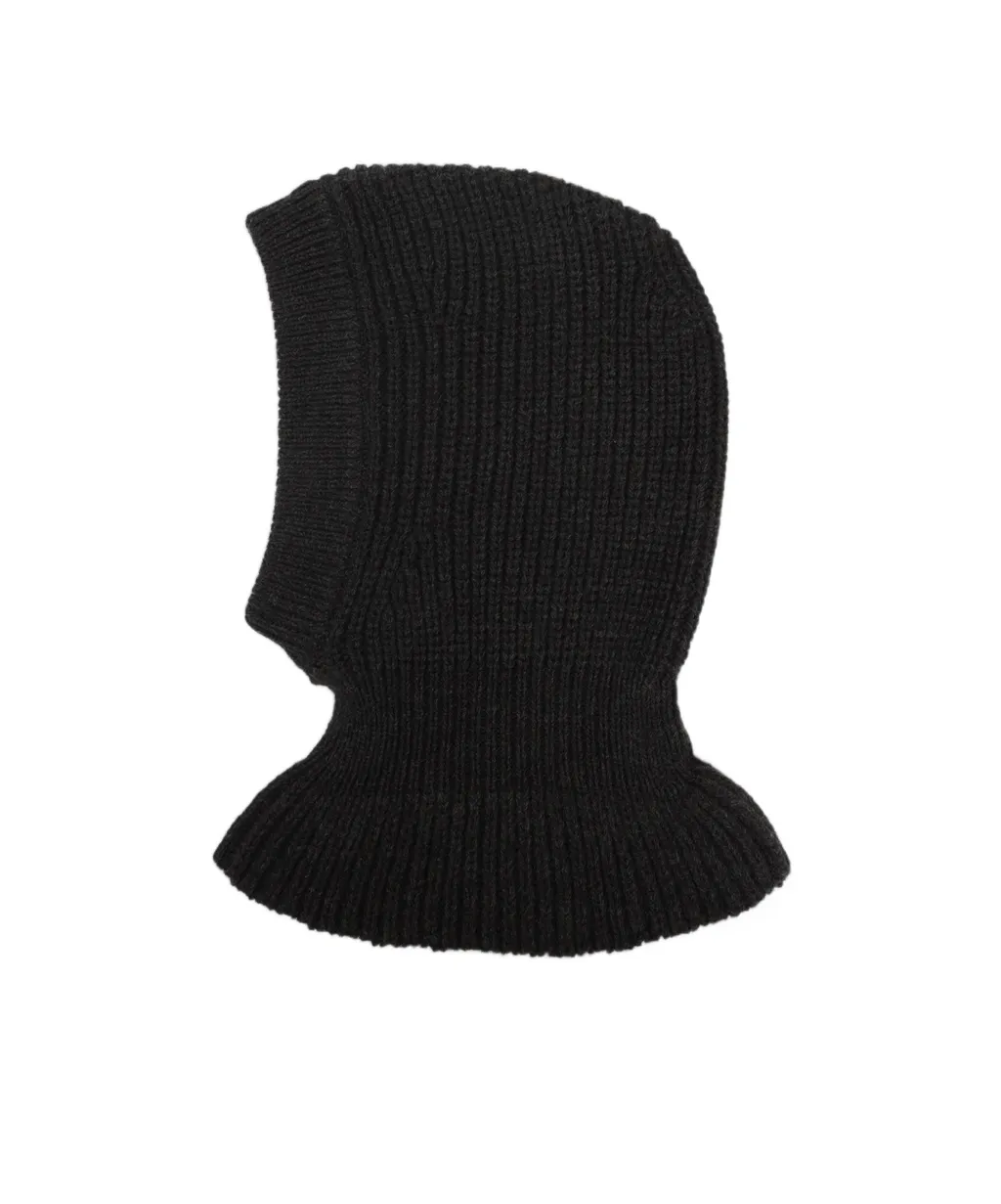 Ribbed Knitted Balaclava
