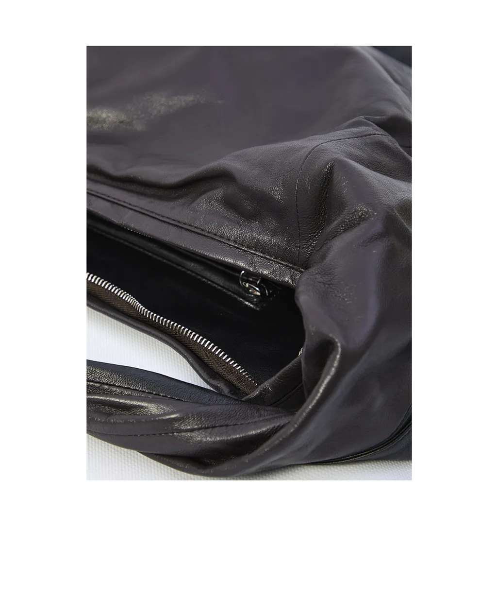 Twisted-Strap Shoulder Bag