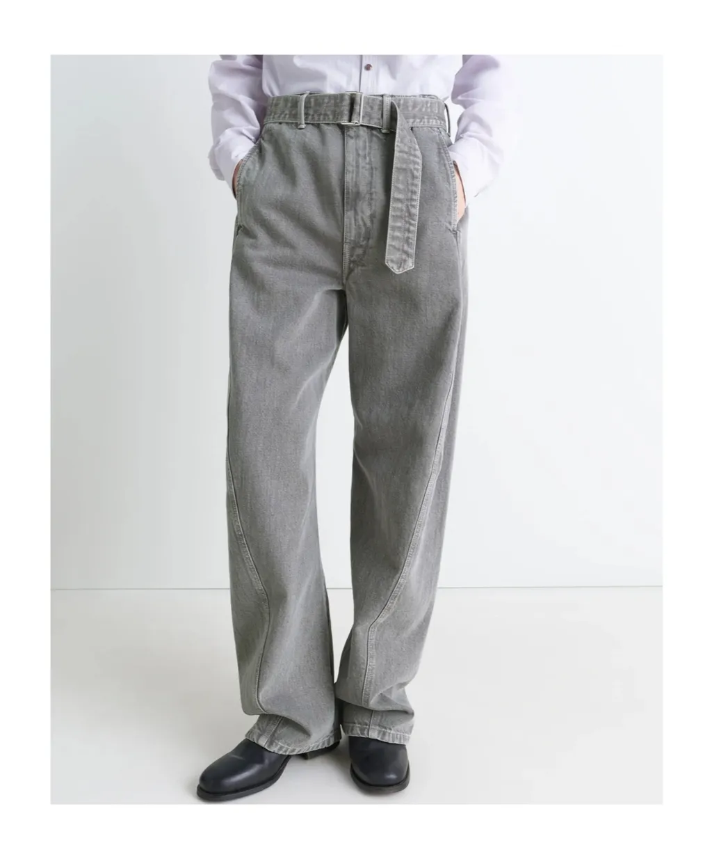 Twisted Belted Pants