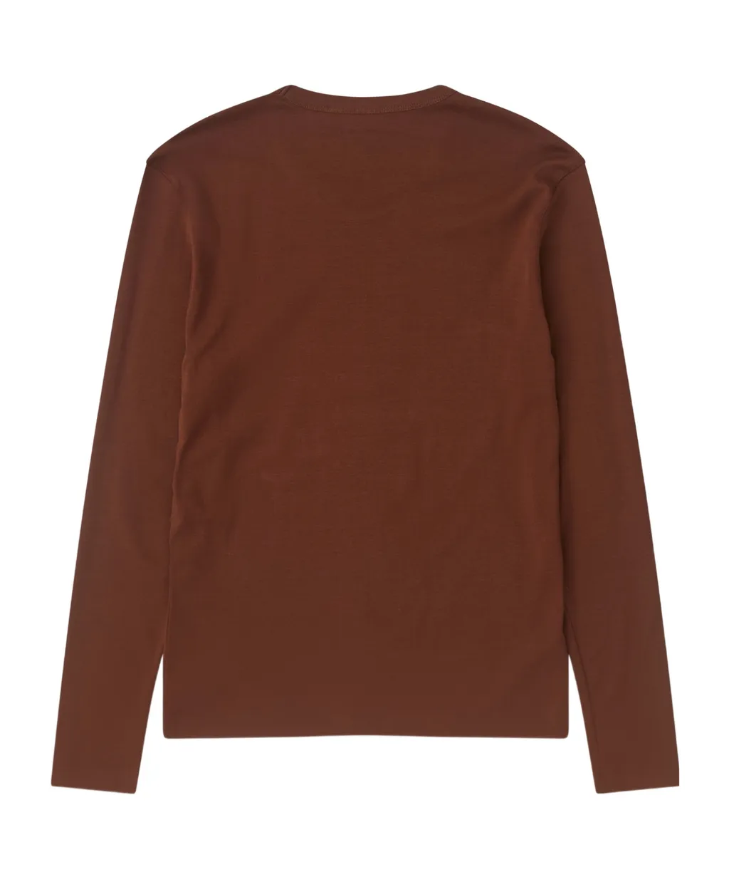 Ribbed Long-Sleeved T-Shirt