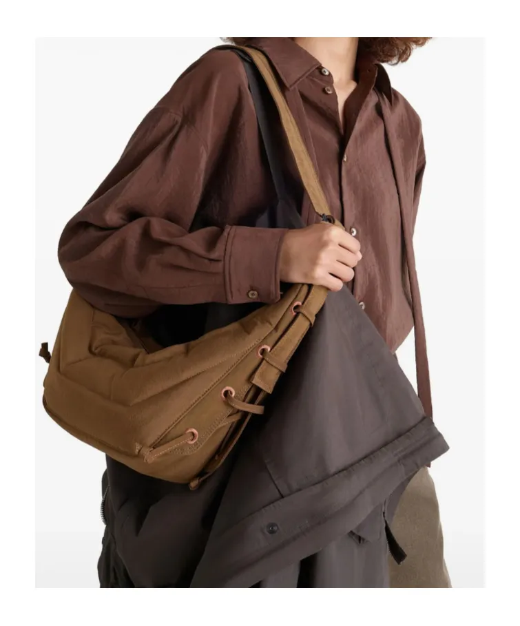 Small Soft Game Quilted Shoulder Bag