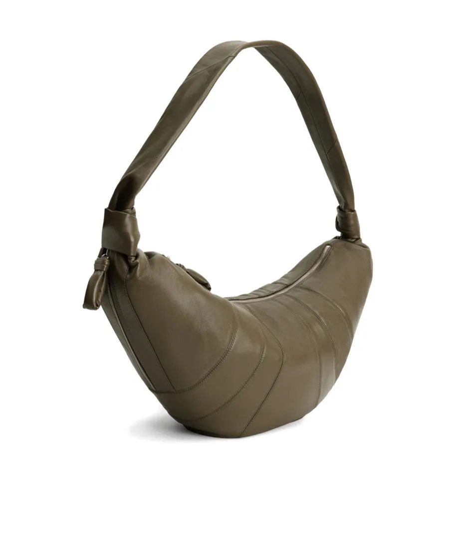 Large Croissant Panelled Shoulder Bag
