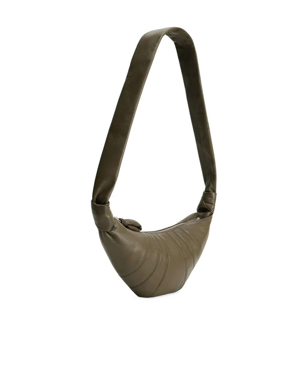 Small Croissant Knotted Shoulder Bag