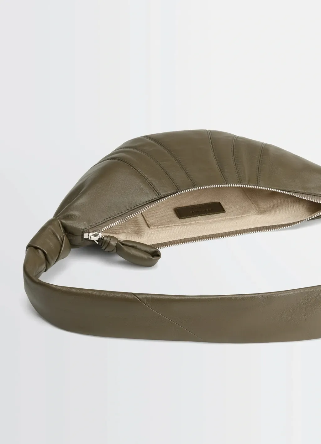Small Croissant Knotted Shoulder Bag