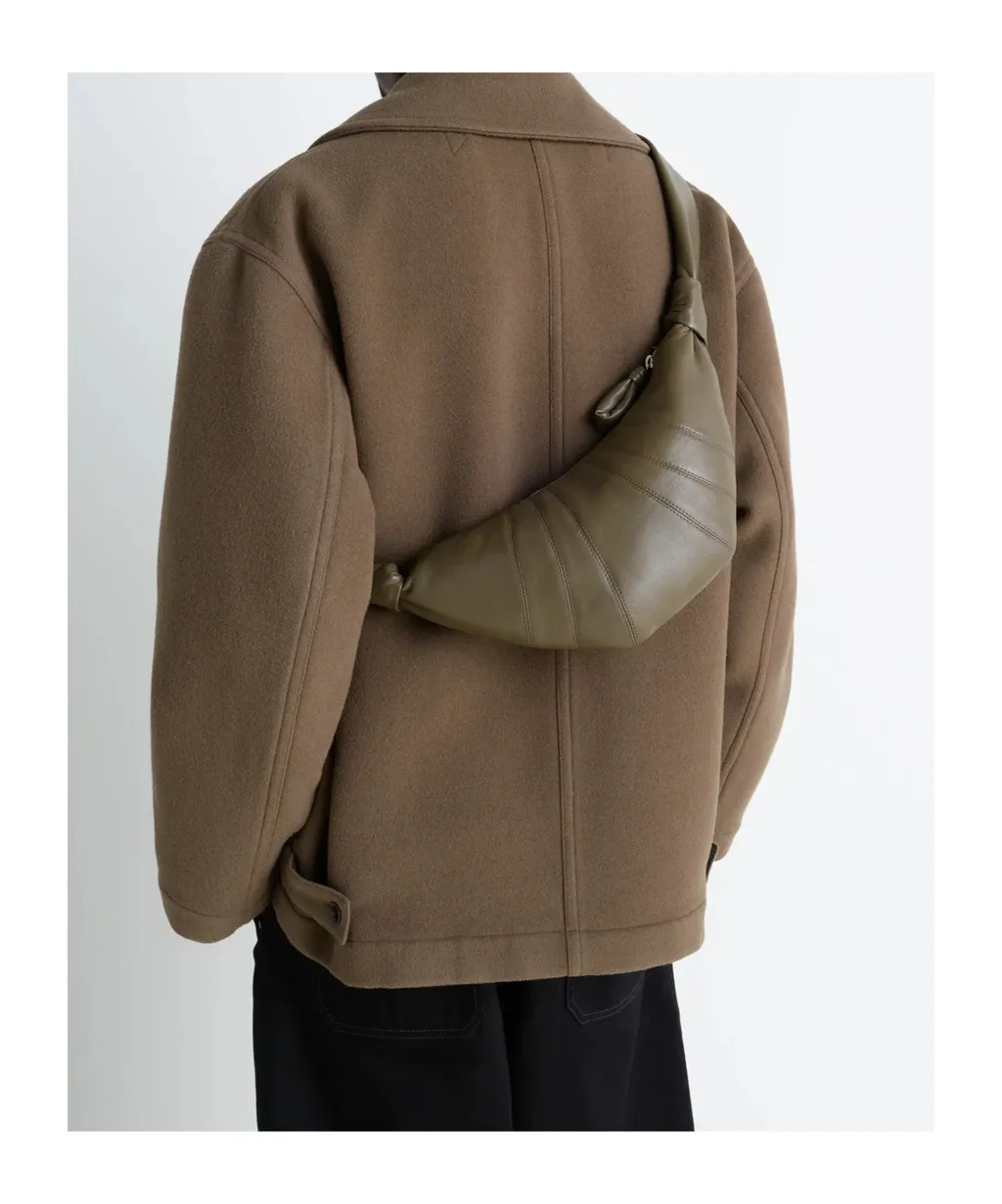 Small Croissant Knotted Shoulder Bag