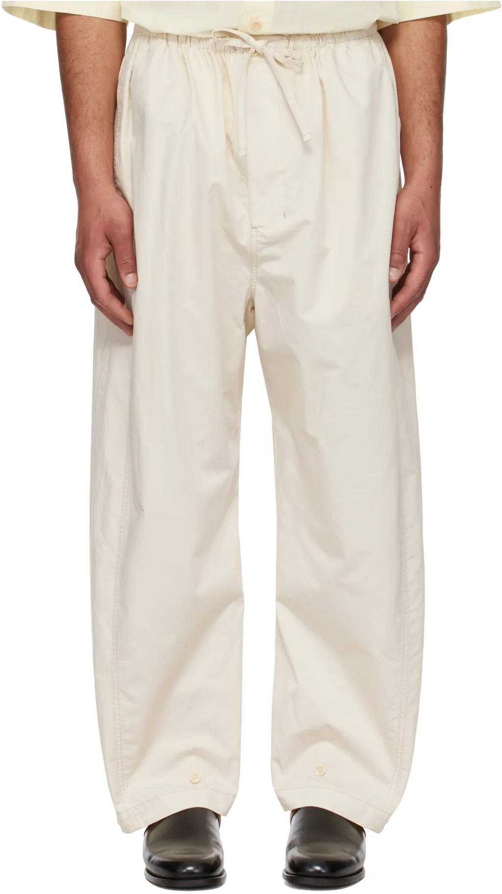 Drawstring Straight Trousers