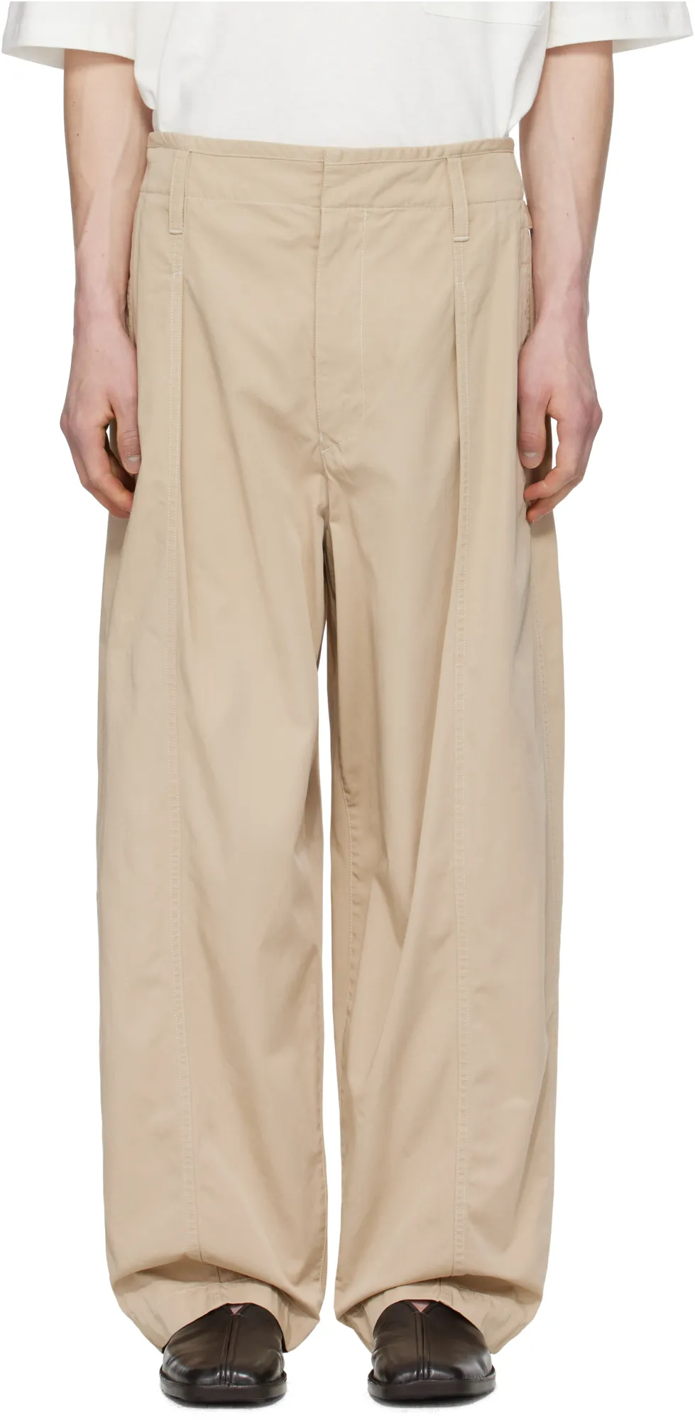 Pleated Palazzo Pants