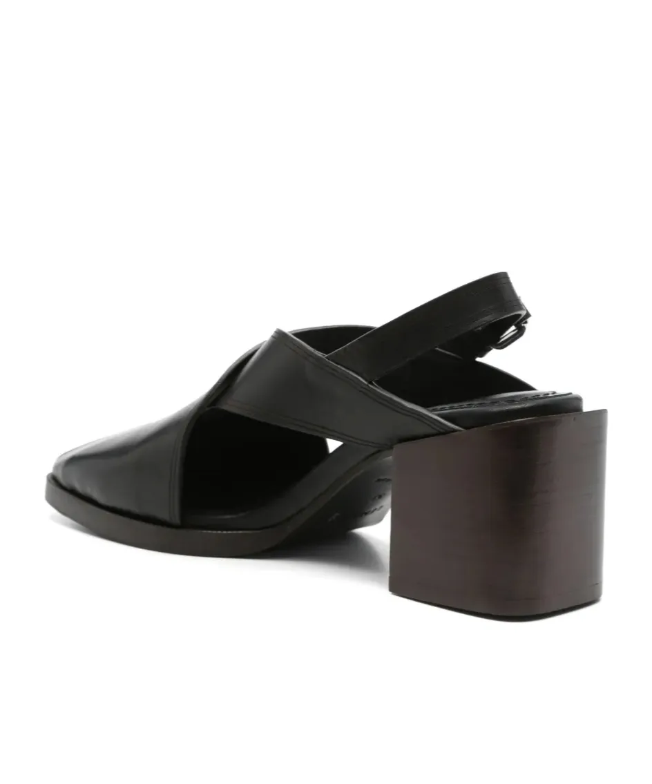65Mm Leather Sandals