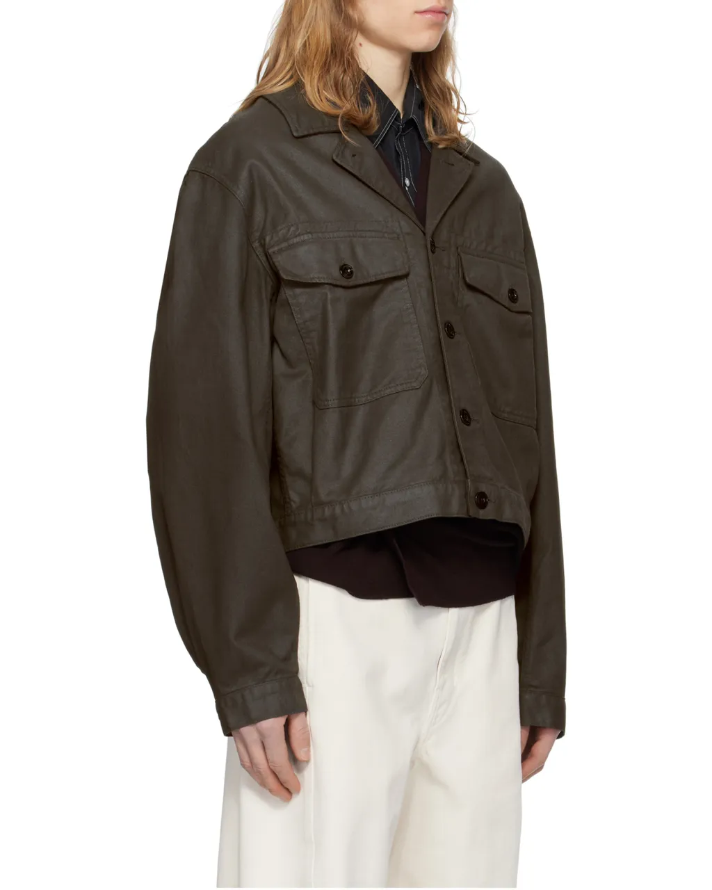 Buttoned Trucker Jacket