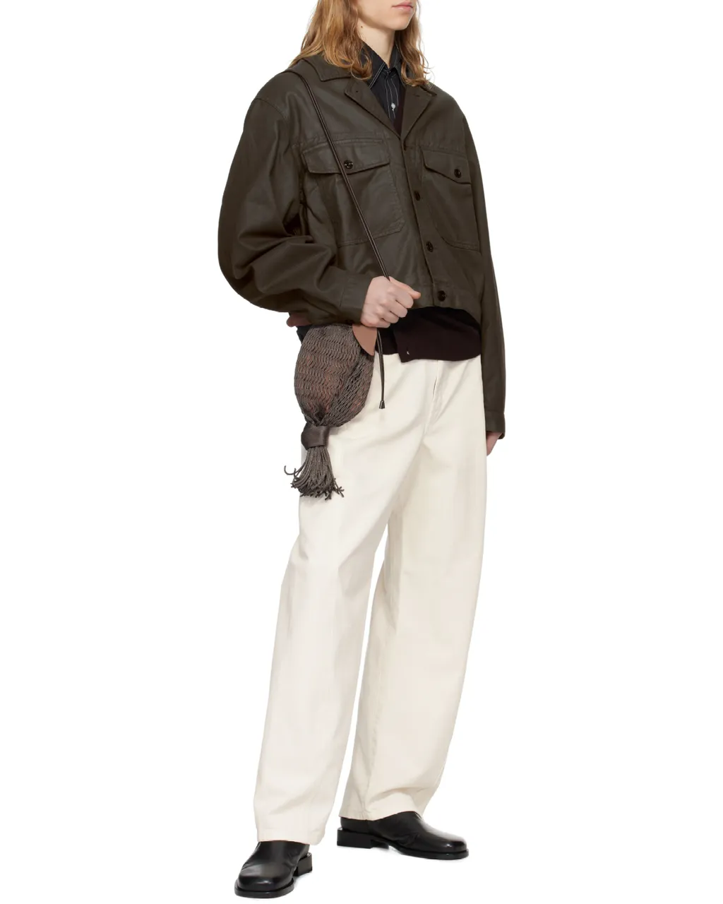 Buttoned Trucker Jacket