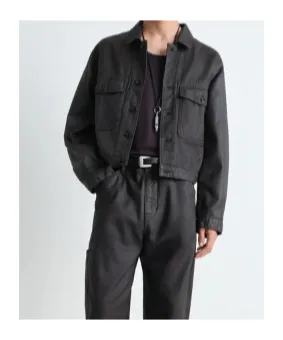 Buttoned Trucker Jacket