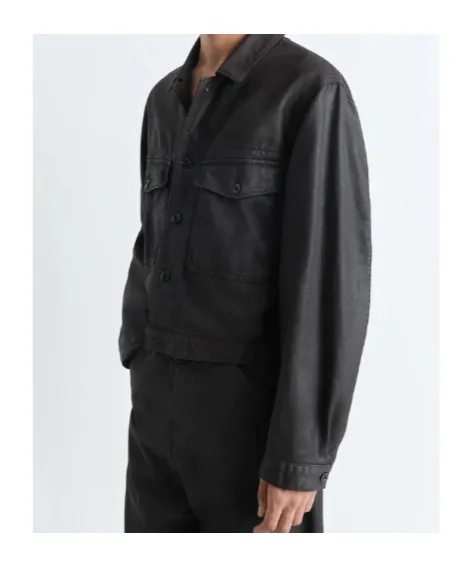 Buttoned Trucker Jacket