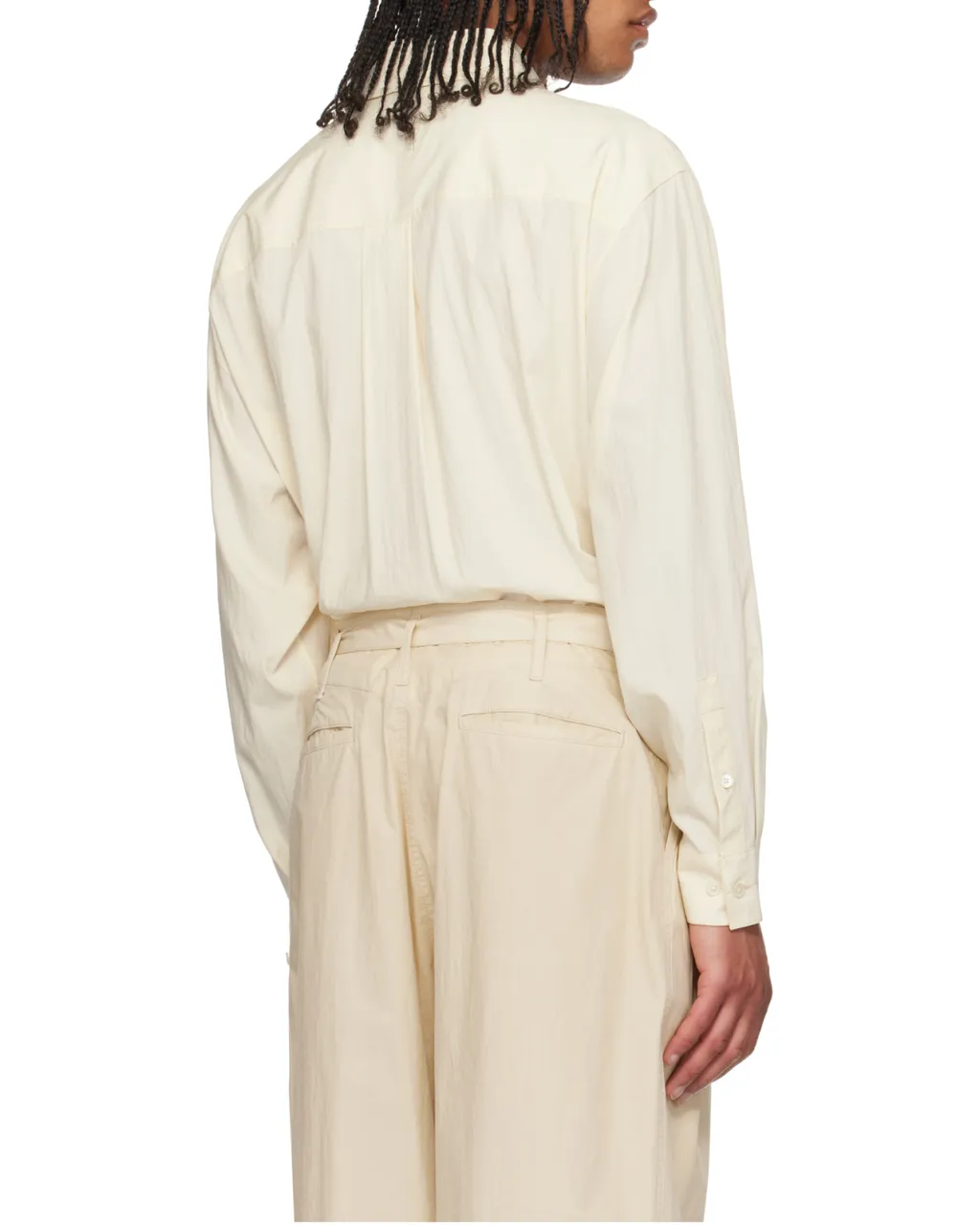 Loop Curved Hem Shirt