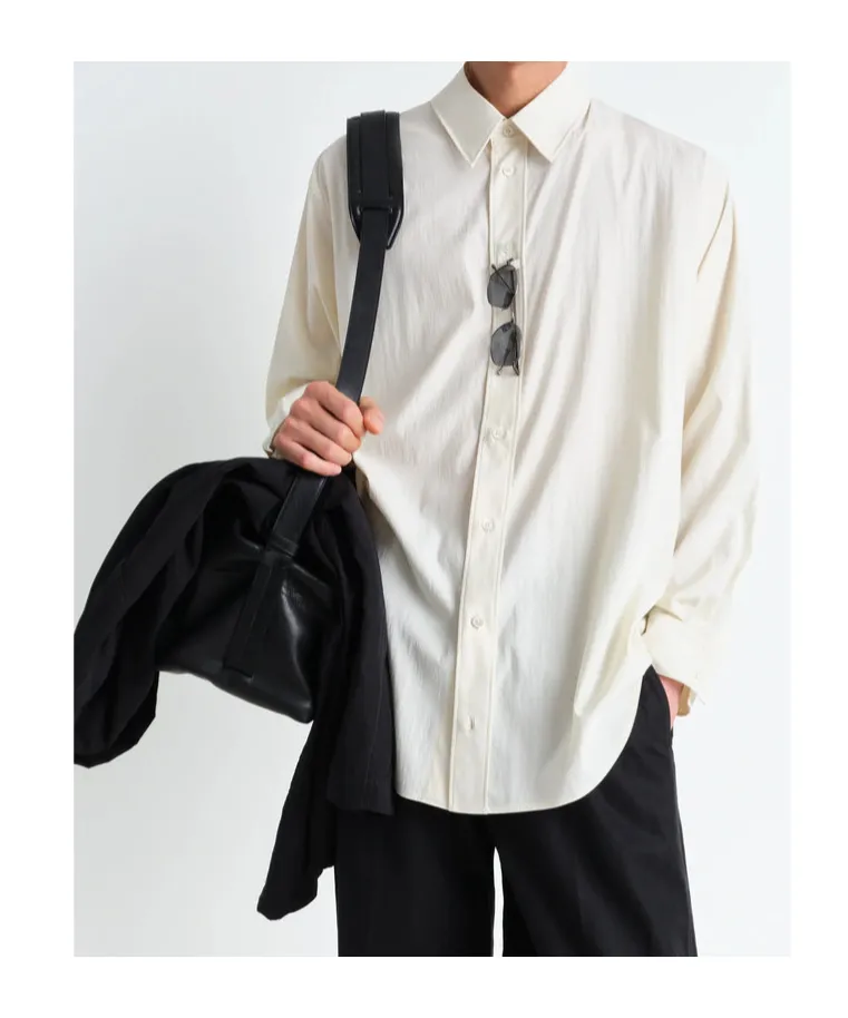 Loop Curved Hem Shirt
