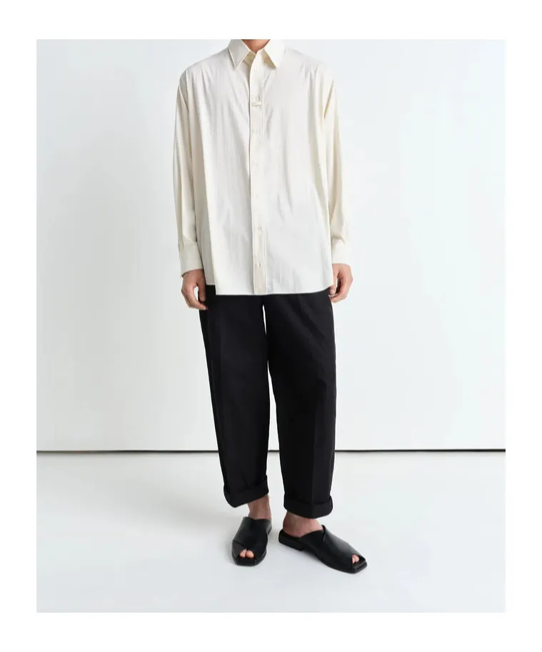 Loop Curved Hem Shirt