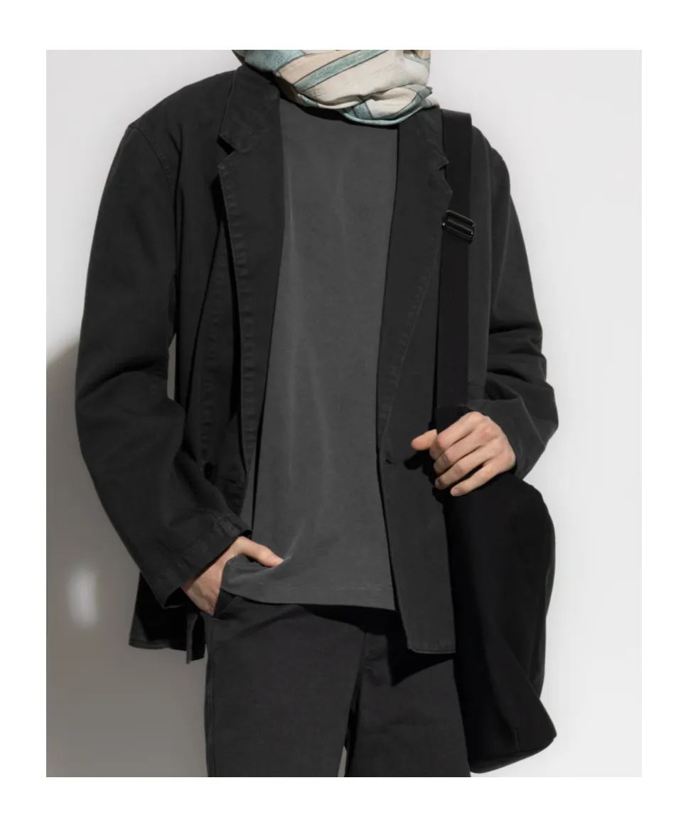 Double-Breasted Workwear Blazer
