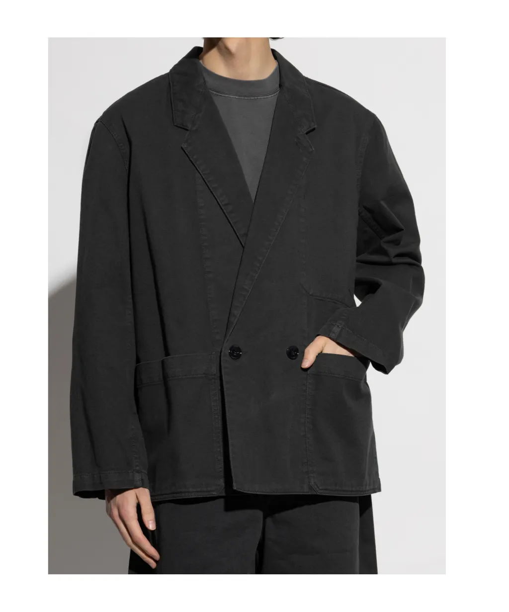 Double-Breasted Workwear Blazer