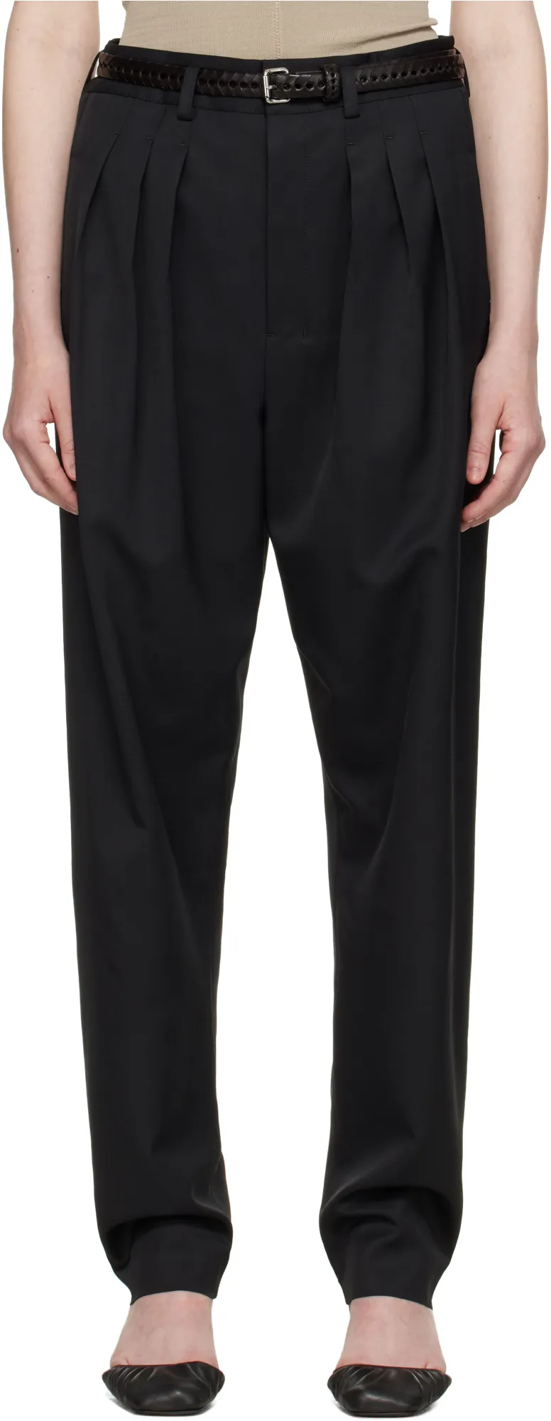Pleated Tailored Pants
