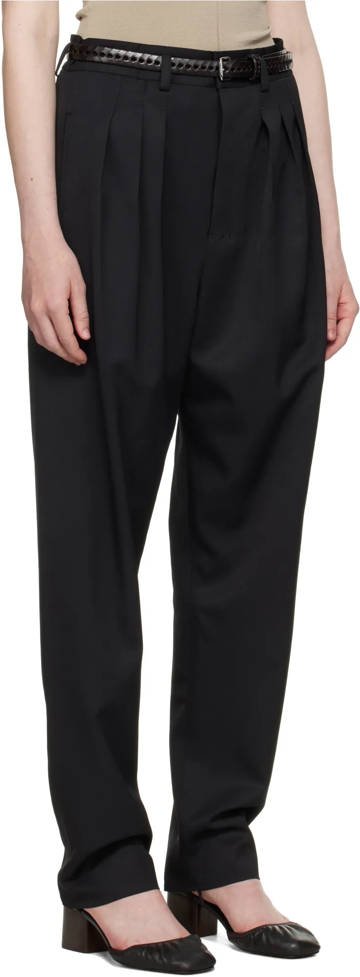 Pleated Tailored Pants