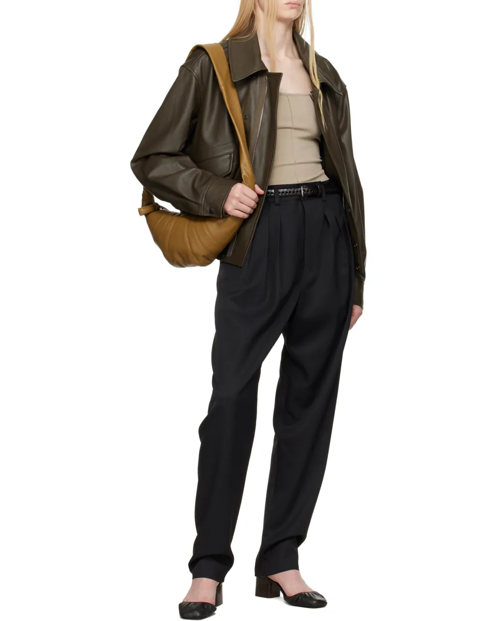 Pleated Tailored Pants