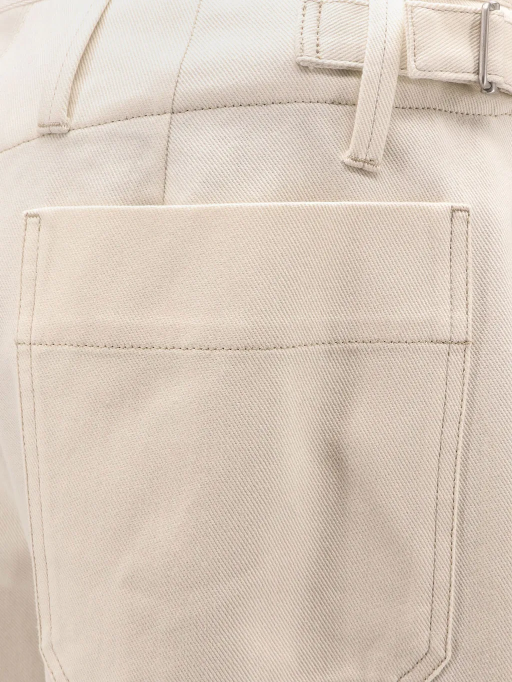Pleated Straight Leg Trousers