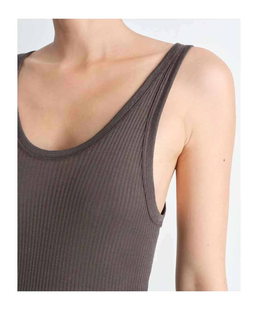 Suspenders Seamless Rib Tank Top