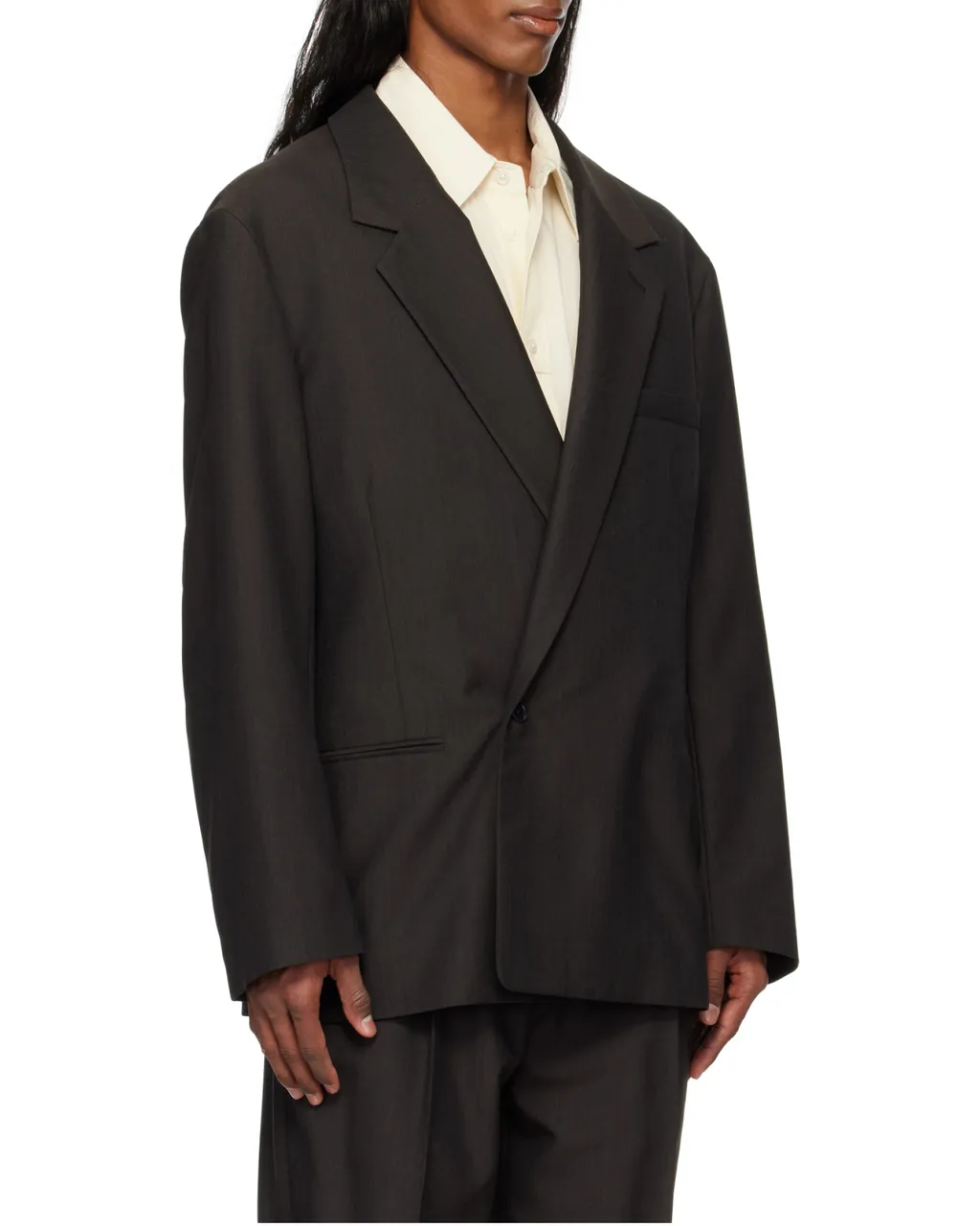 Double-Breasted Long Sleeved Blazer