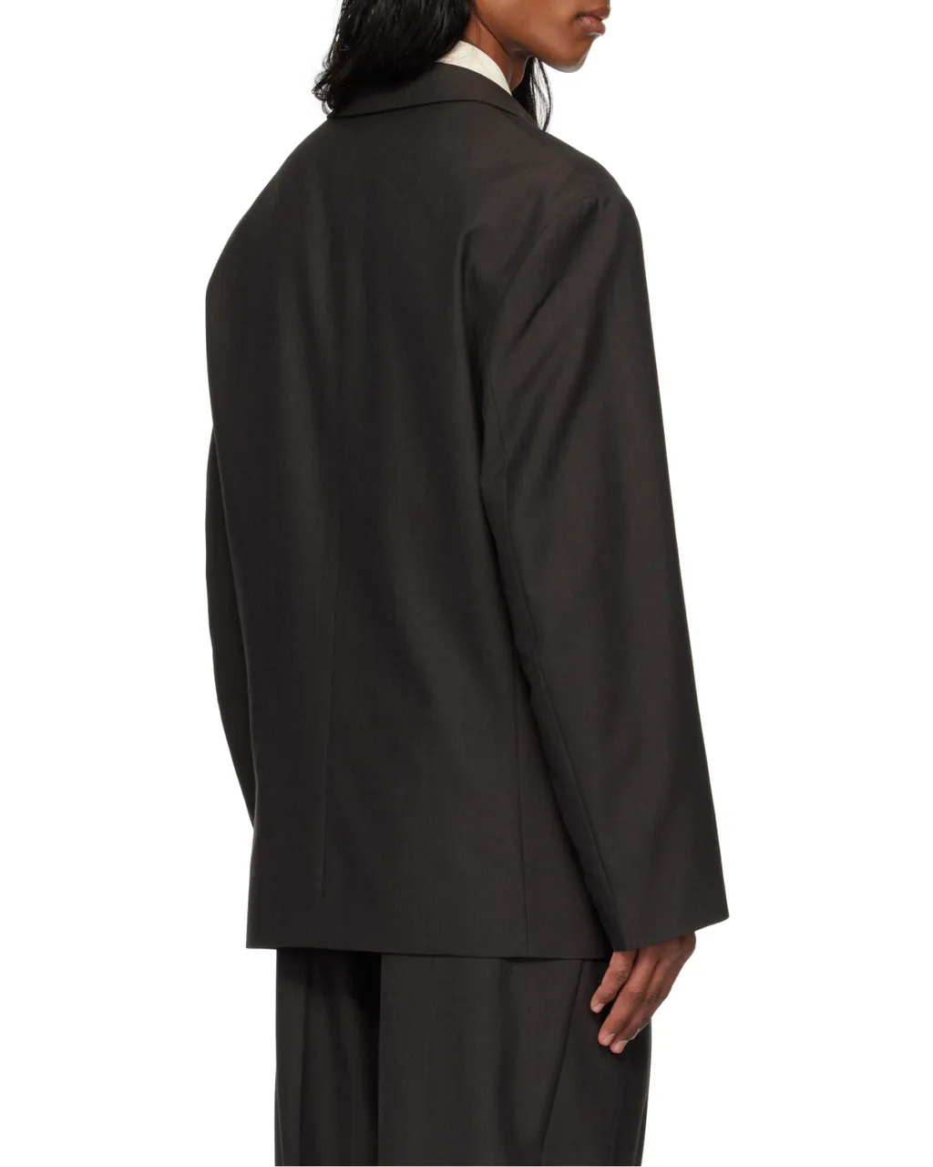 Double-Breasted Long Sleeved Blazer