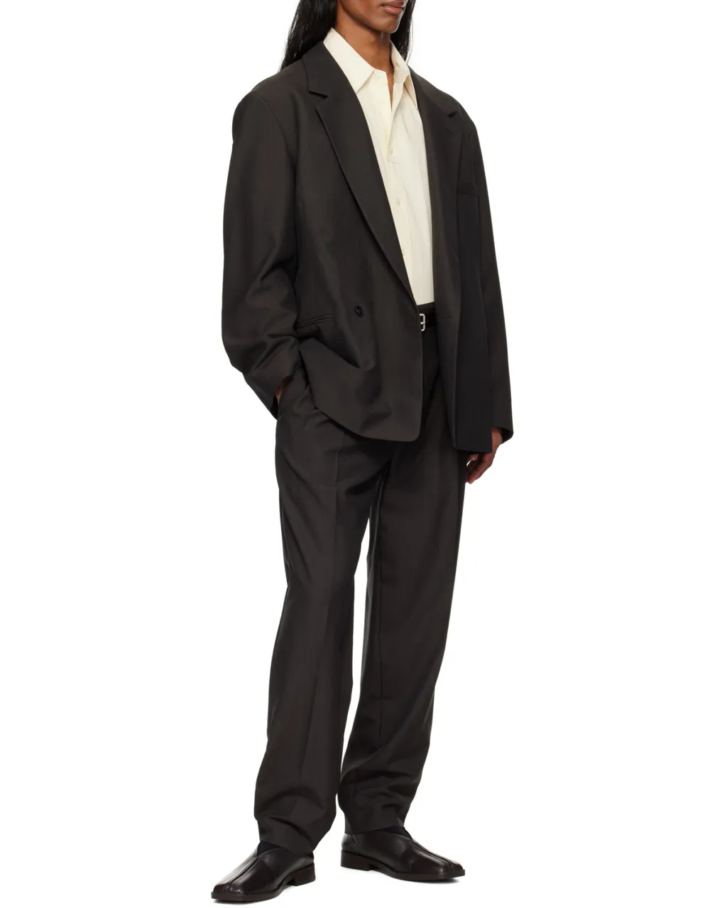 Double-Breasted Long Sleeved Blazer