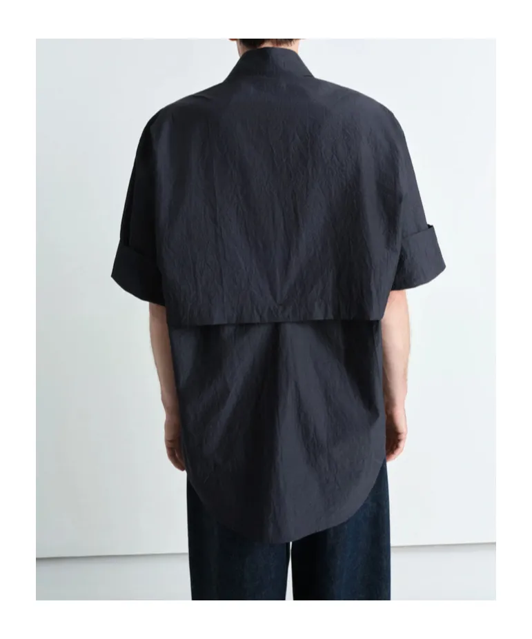 Button-Detailed Collared Shirt