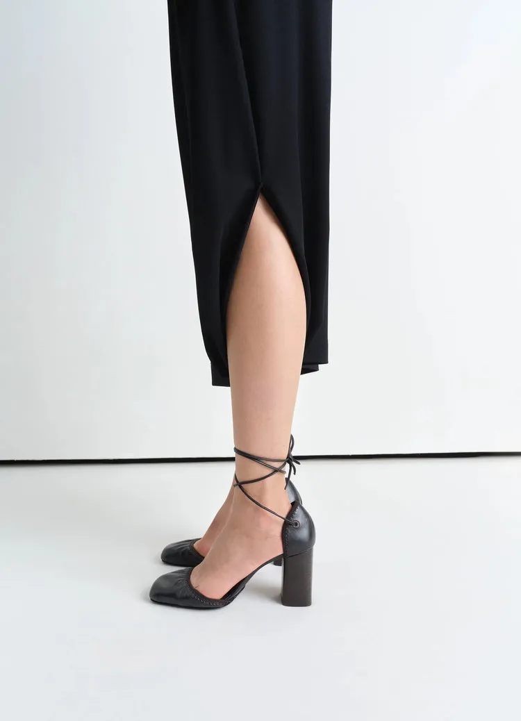 Twisted Pleated Skirt