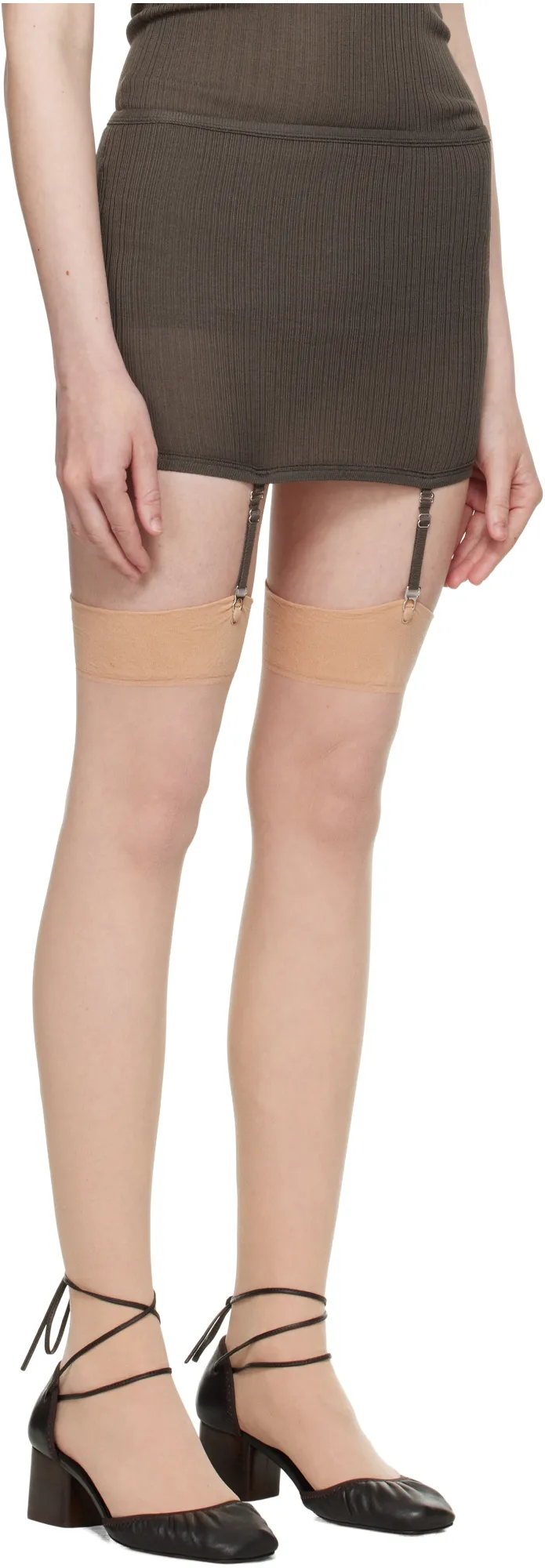 Suspender Detailed Stretched Underwear