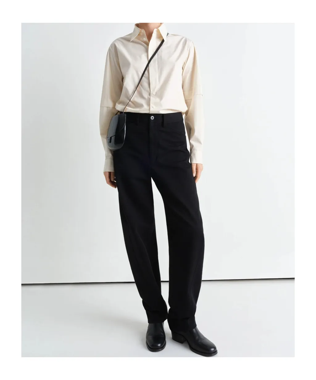 Straight Cut Slit Shirt