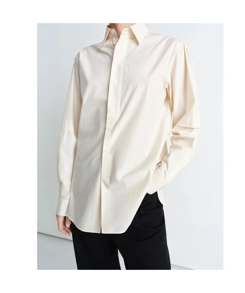 Straight Cut Slit Shirt