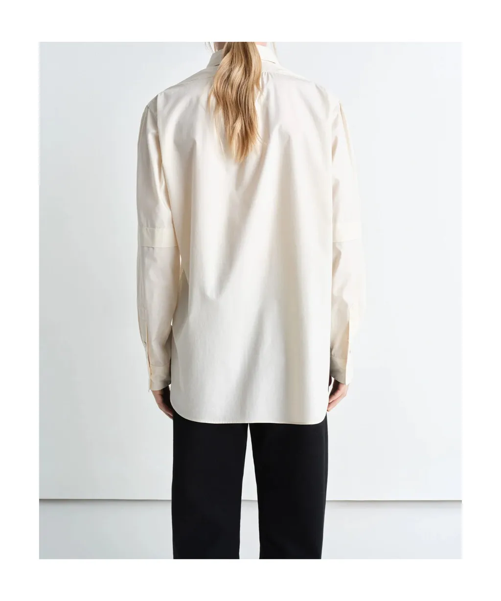 Straight Cut Slit Shirt