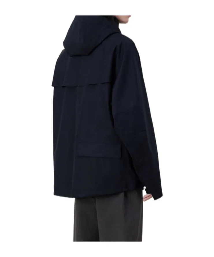Straight Hem Hooded Parka