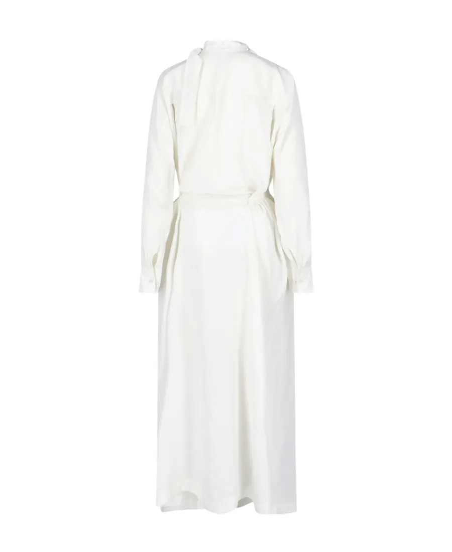 Stand-Neck Lace Dress