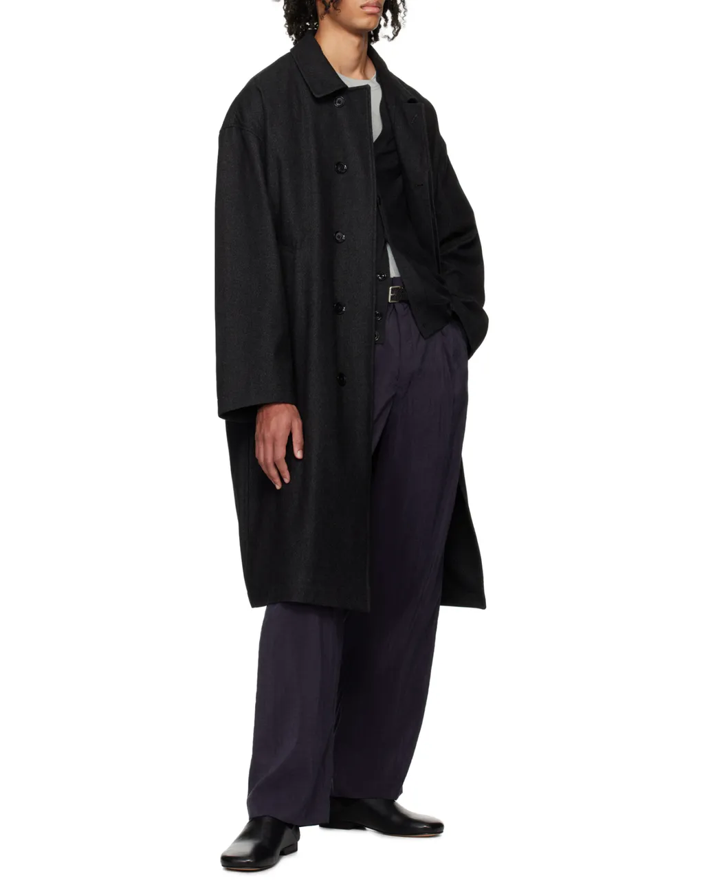 Melange Effect Coat